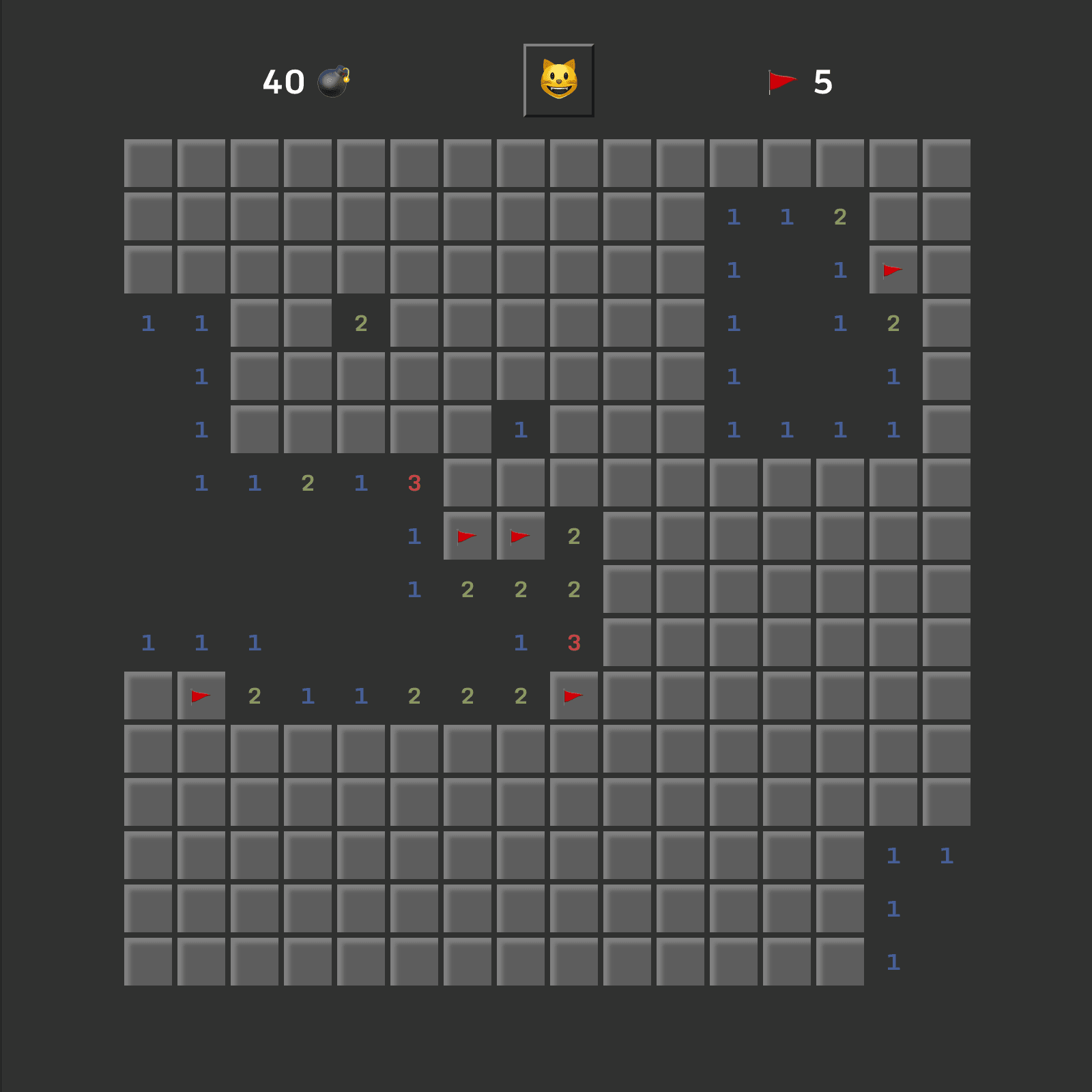 Desktop screenshot of the Minesweeper